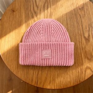 Acne Pink Knit Beanie